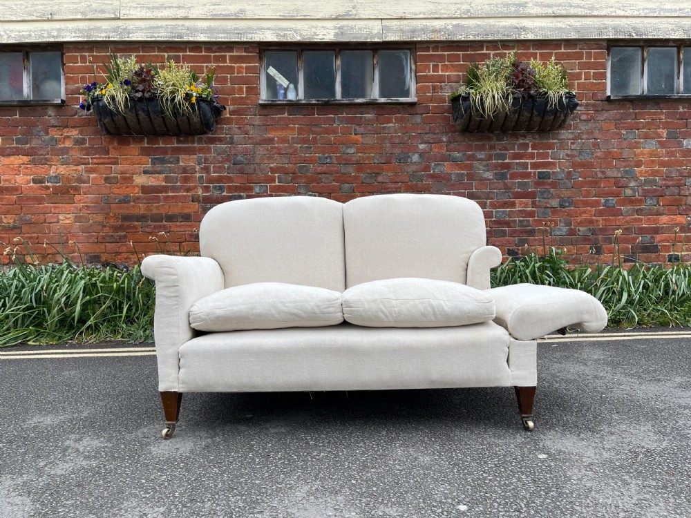 Small drop arm sofa.  View V