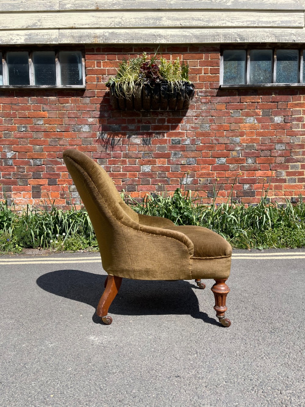 Victorian walnut chair  View II