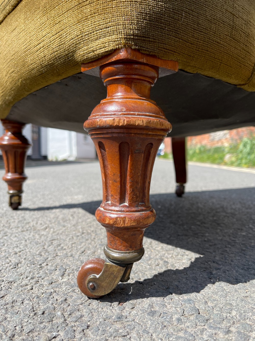 Victorian walnut chair  View III