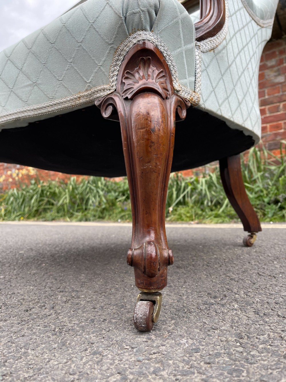 Mid Nineteenth century rosewood armchair  View II