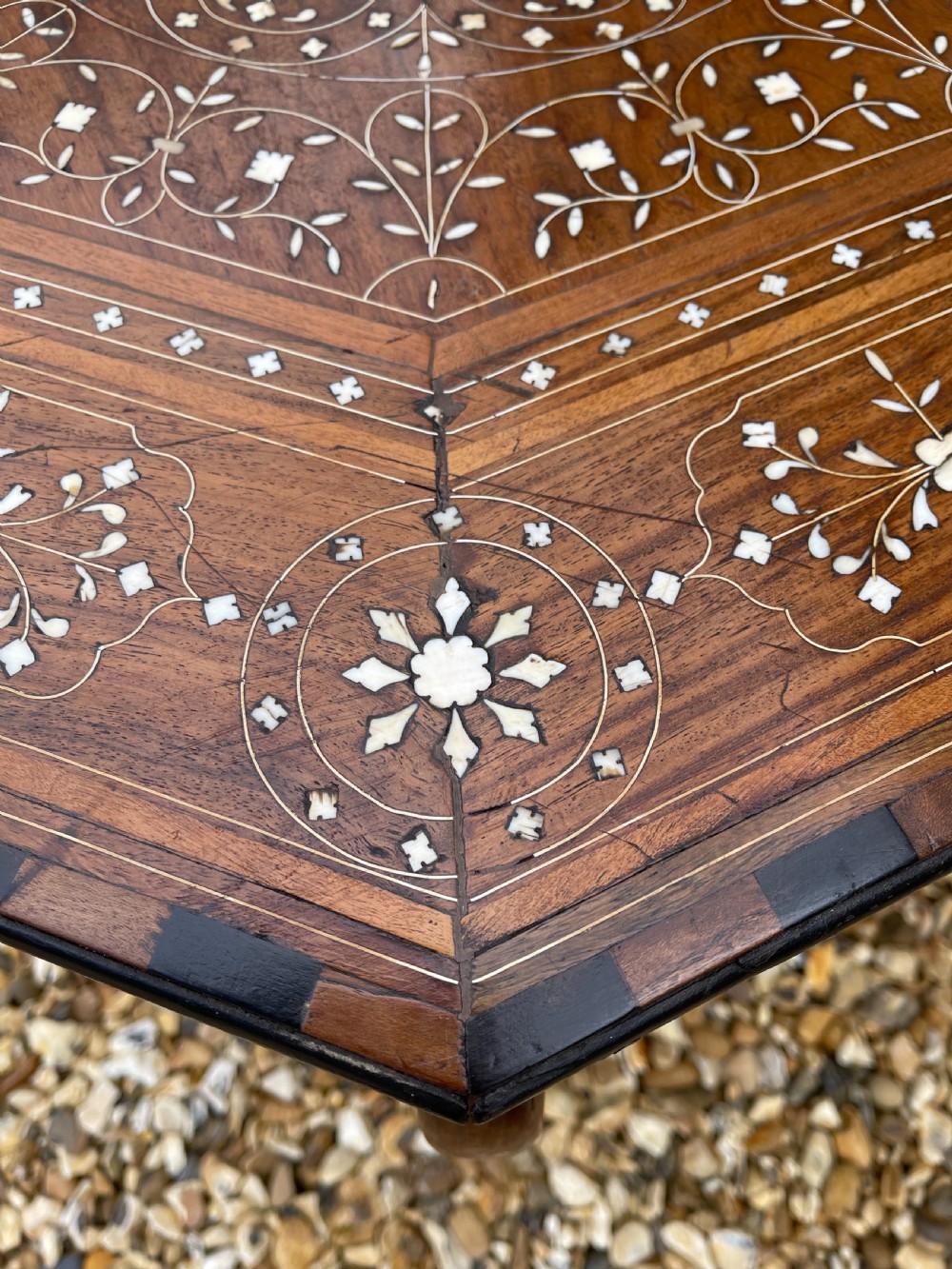 Inlaid Hoshiarpur table  View IV