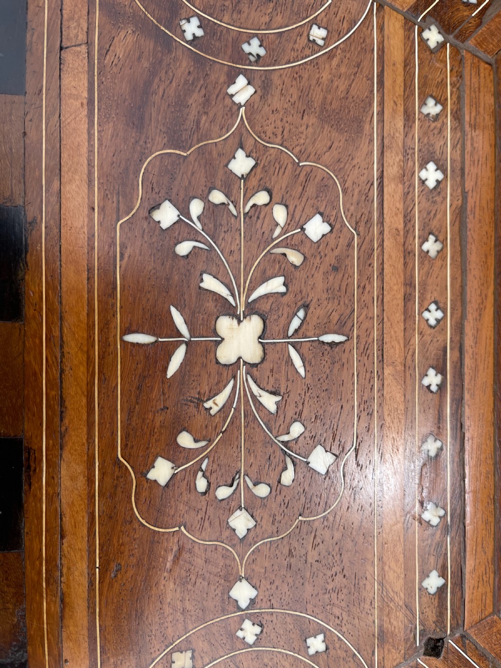 Inlaid Hoshiarpur table  View V