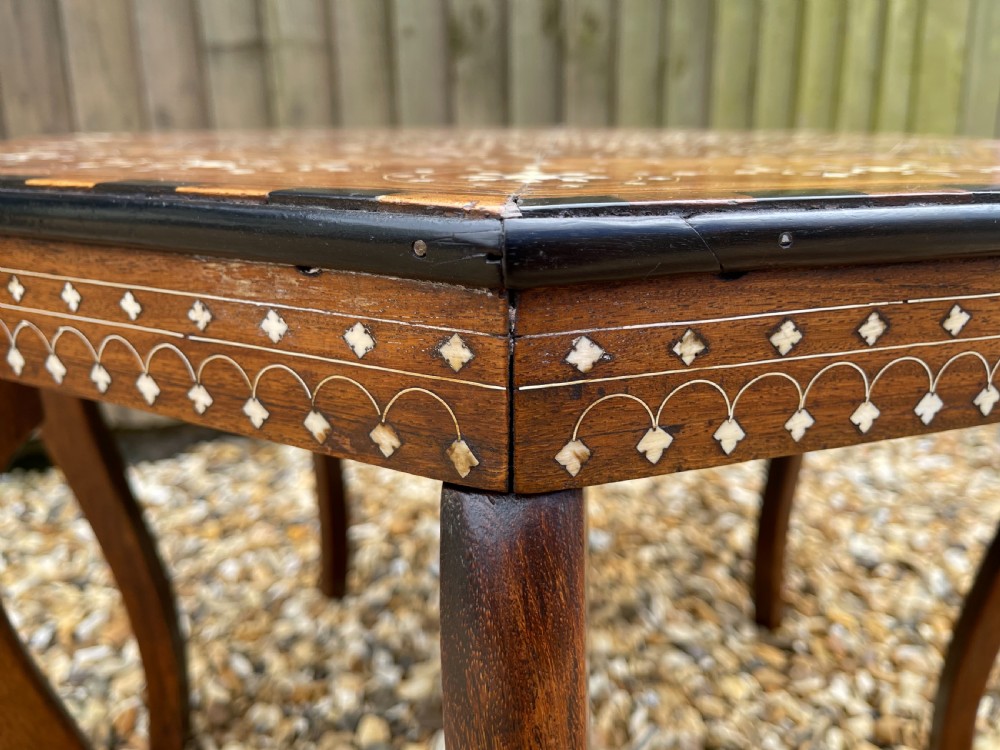 Inlaid Hoshiarpur table  View VII
