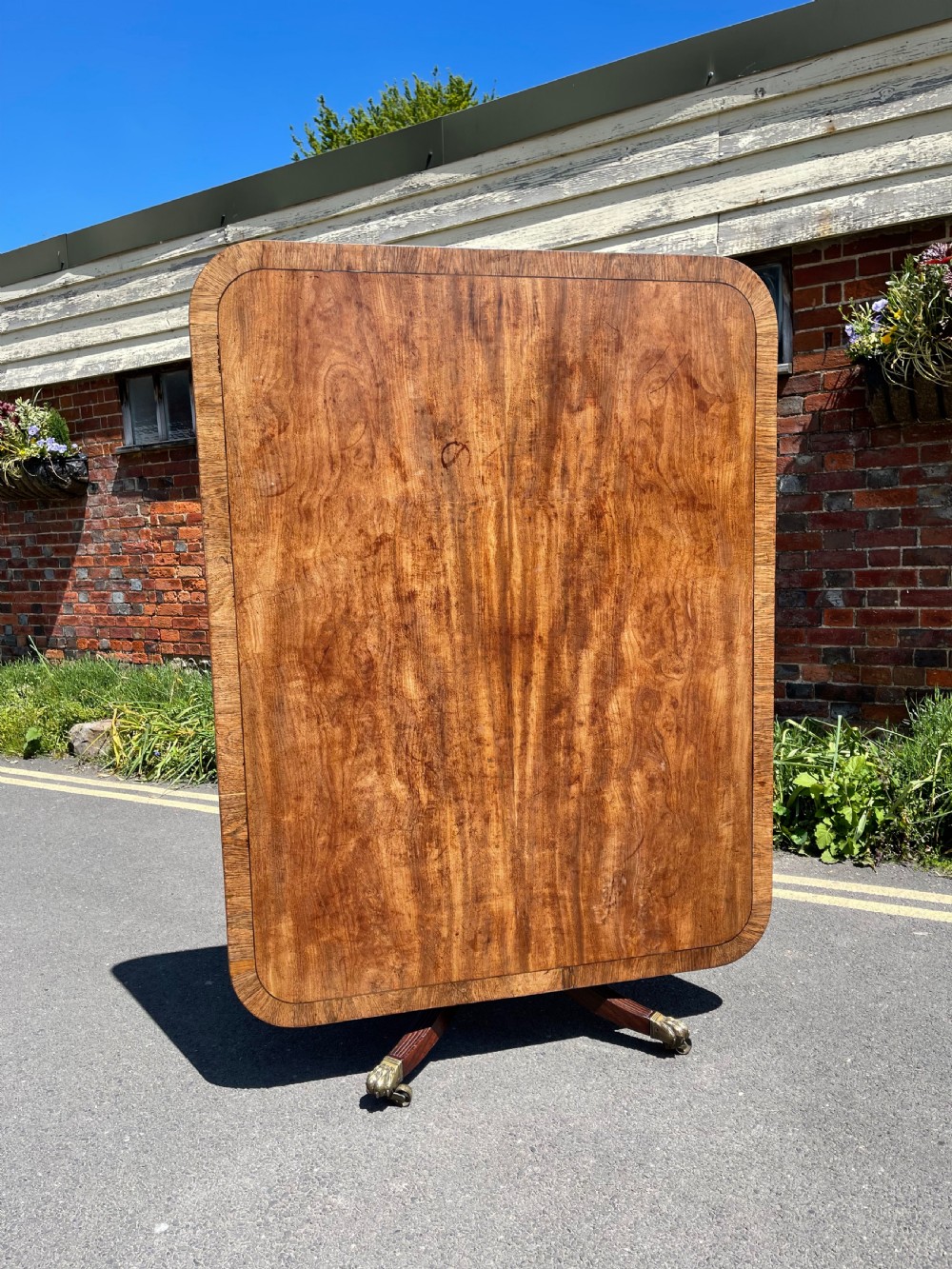 George III mahogany breakfast table 