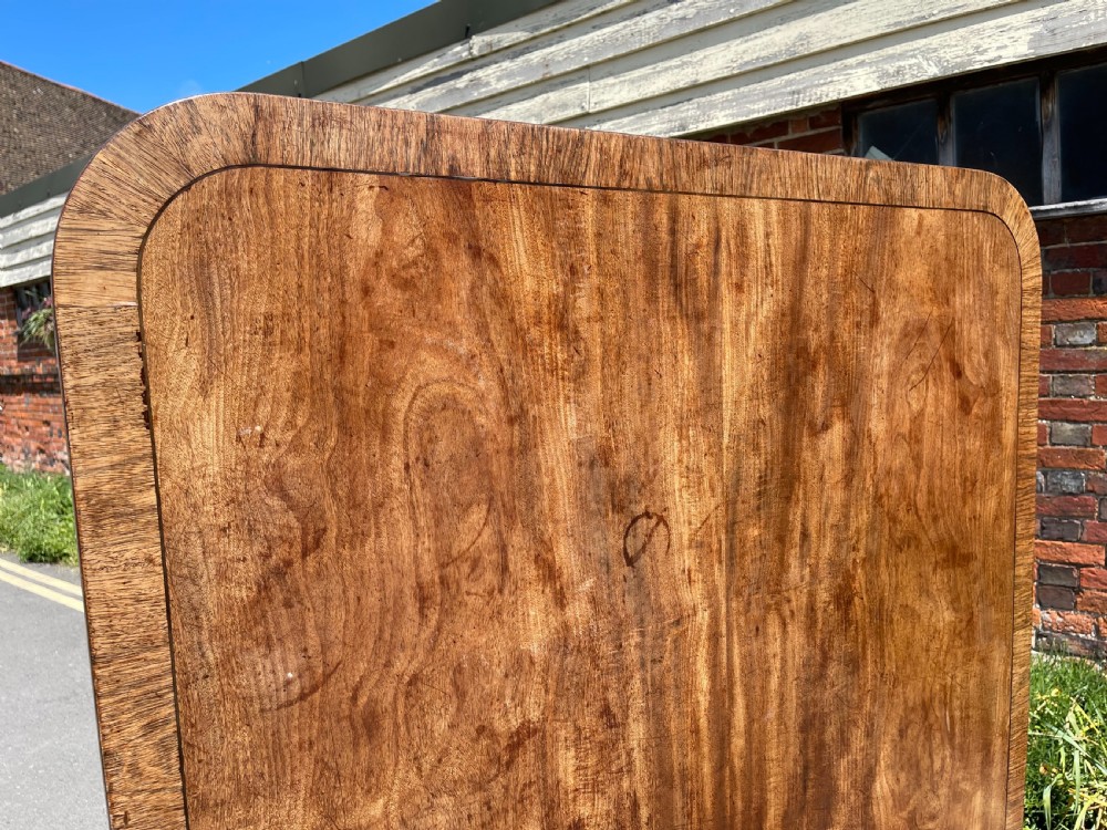 George III mahogany breakfast table  View II