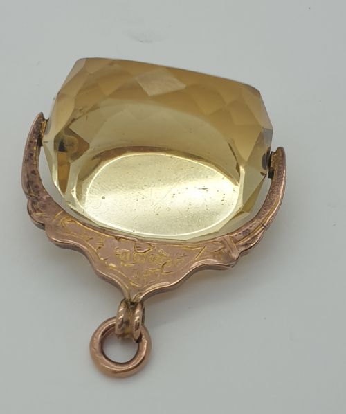 Citrine Fob