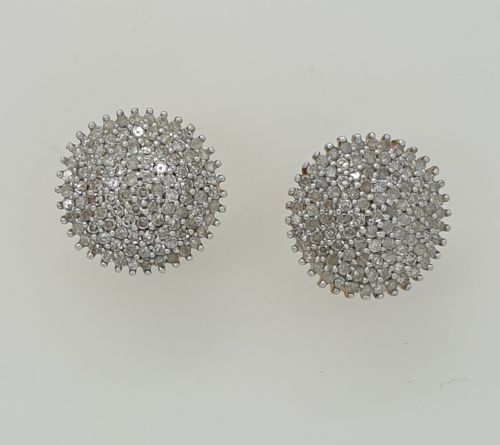 Diamond Cluster Earrings