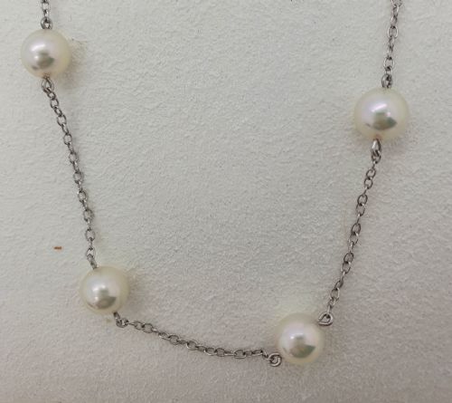 18CT WHITE GOLD AND AKOYA PEARLS - ADDITIONAL PHOTO 11
