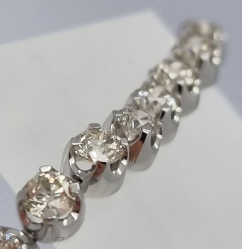 COLLET SET DIAMOND TENNIS BRACELET - ADDITIONAL PHOTO 7