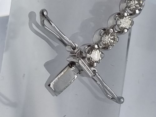 COLLET SET DIAMOND TENNIS BRACELET - ADDITIONAL PHOTO 10