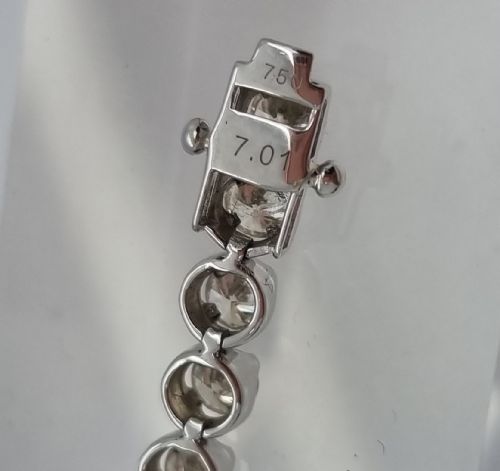 COLLET SET DIAMOND TENNIS BRACELET - ADDITIONAL PHOTO 12