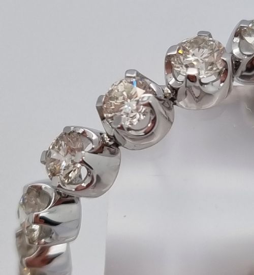 COLLET SET DIAMOND TENNIS BRACELET - ADDITIONAL PHOTO 13