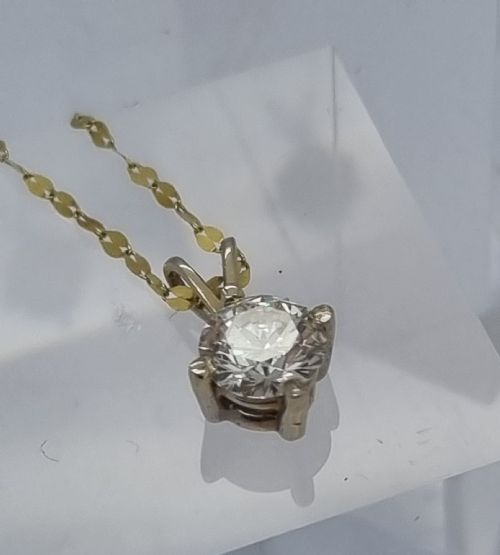 14CT YG DIAMOND PENDANT - ADDITIONAL PHOTO 11