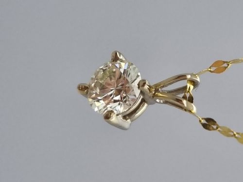 14CT YG DIAMOND PENDANT - ADDITIONAL PHOTO 12