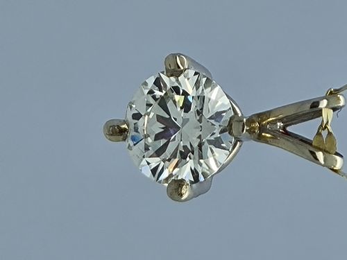 14CT YG DIAMOND PENDANT - ADDITIONAL PHOTO 13