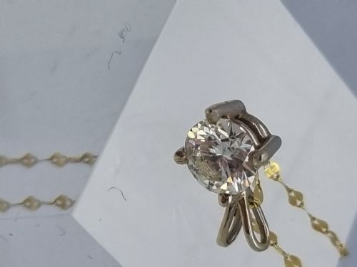 14CT YG DIAMOND PENDANT - ADDITIONAL PHOTO 14