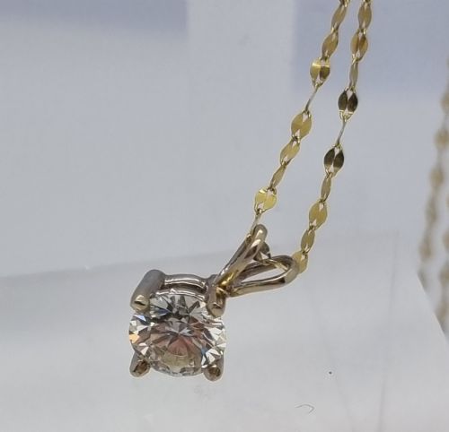 14CT YG DIAMOND PENDANT - ADDITIONAL PHOTO 16