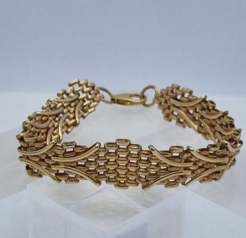 9ct Yellow Gold Gate Bracelet