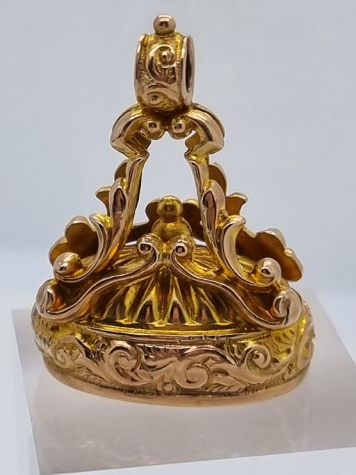 Gold and Silver Gilt Fob