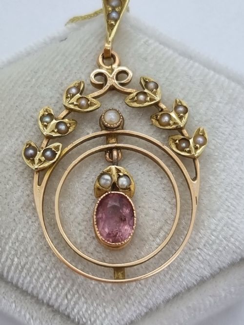 15CT EDWARDIAN PENDANT - ADDITIONAL PHOTO 6