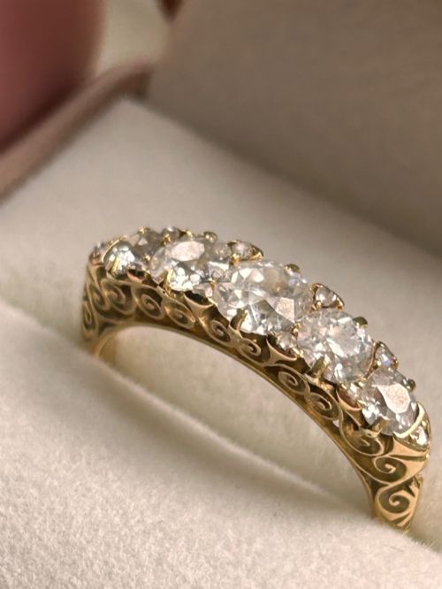 Victorian Gypsy Set Diamond Ring