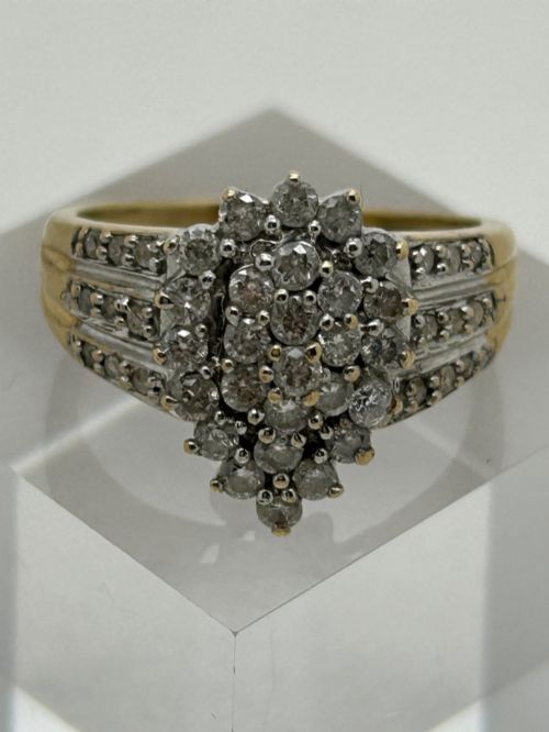 Teardrop Diamond Cluster