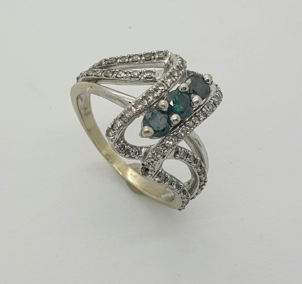 Alexandrite Diamond Twist