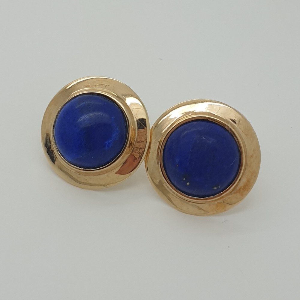 18ct Lapis Earrings