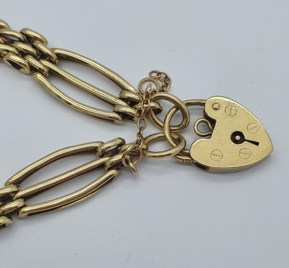 9ct Gold Gate Bracelet View II