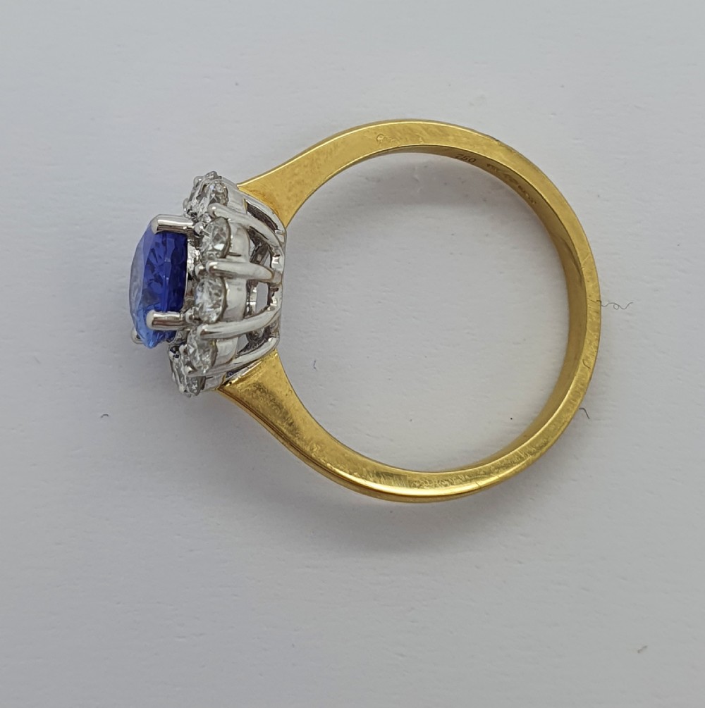 Tanzanite Diamond Dress Ring  View III