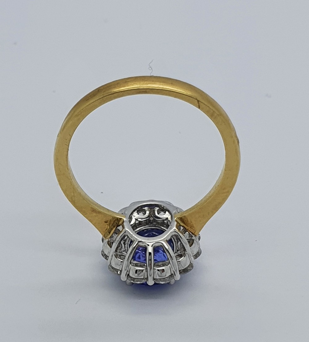 Tanzanite Diamond Dress Ring  View VI