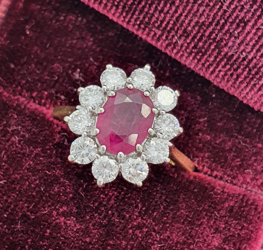 Ruby Diamond Cluster View IV