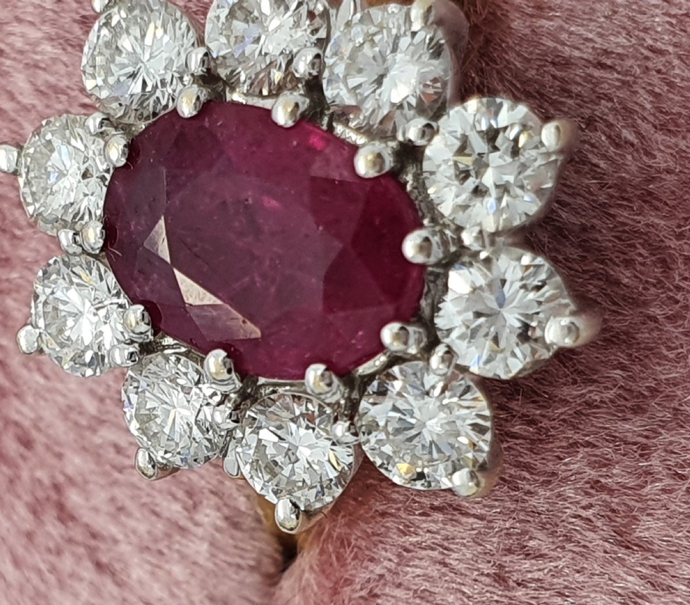 Ruby Diamond Cluster View V