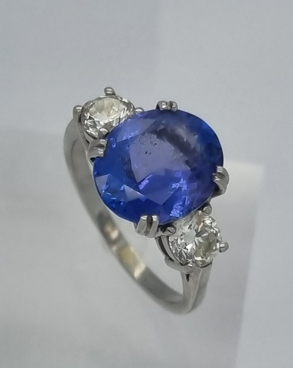 Platinum Tanzanite Diamond Trilogy  View II
