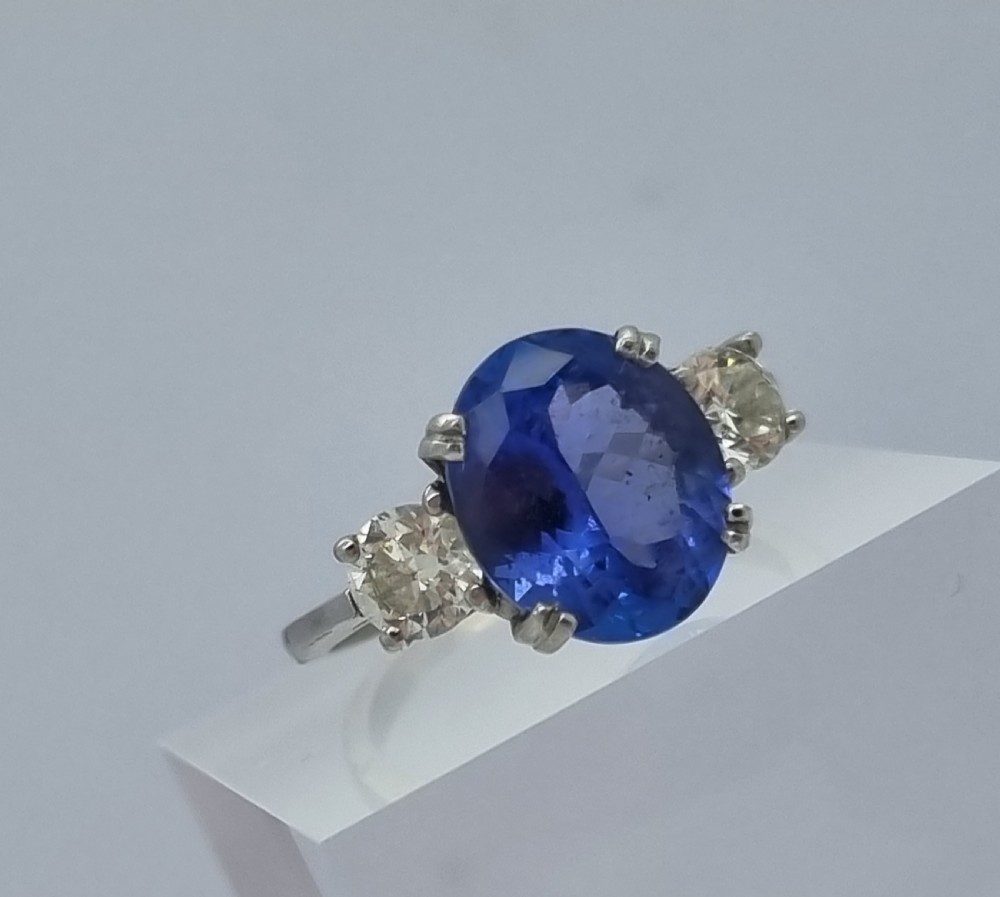 Platinum Tanzanite Diamond Trilogy  View VII