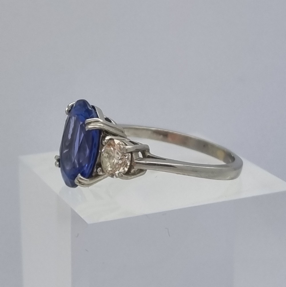 Platinum Tanzanite Diamond Trilogy  View VIII