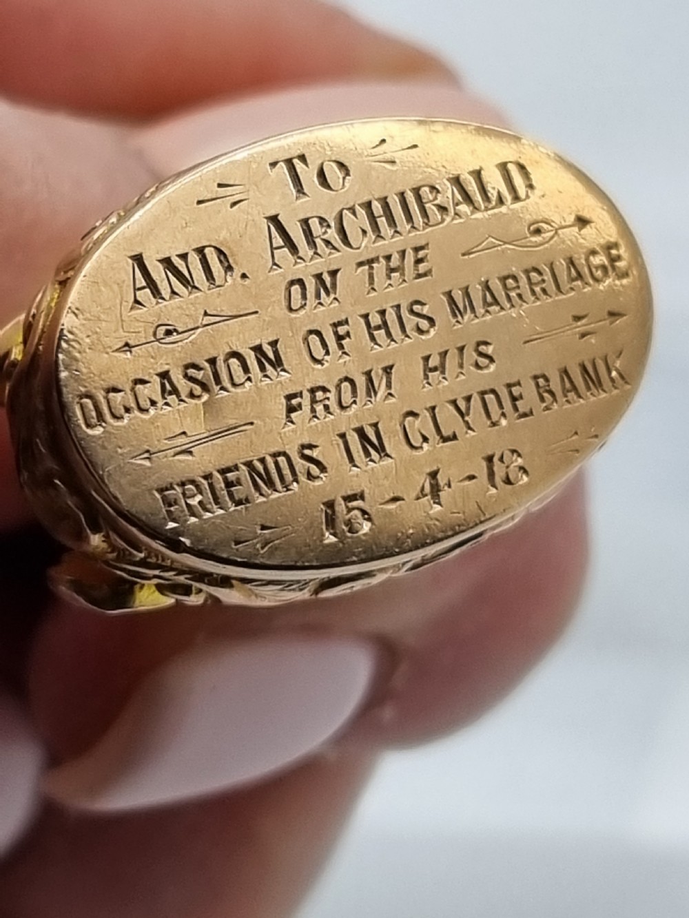 Gold and Silver Gilt Fob View II