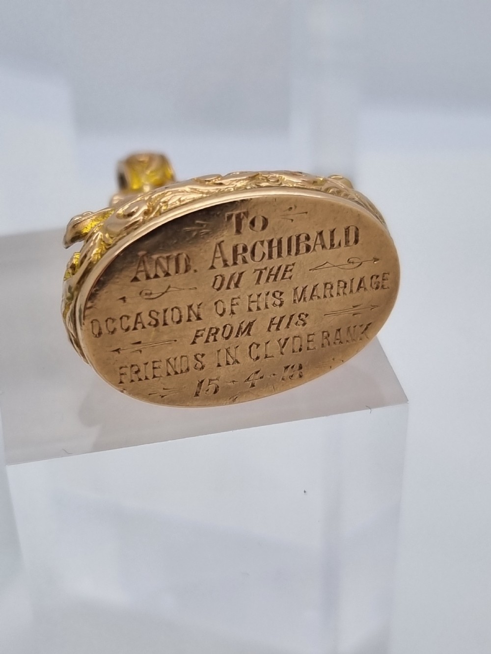 Gold and Silver Gilt Fob View III