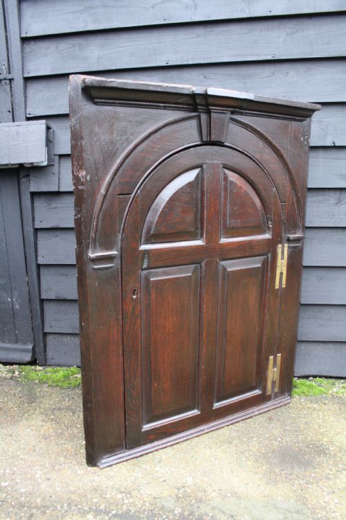 Mid 18th Century Oak Corner Cupboard