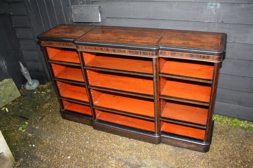 Early 19th Century Breakfront  Bookcase, Super Quality