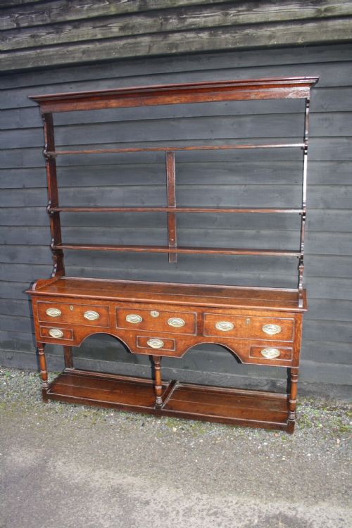 Georgian Pot Board Oak Dresser C1780