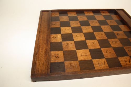 Late 19th Century Chess Board  in Walnut