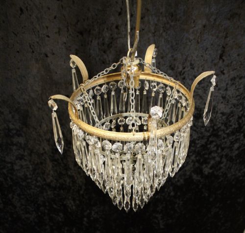 Early 20th Century Spike Chandelier
