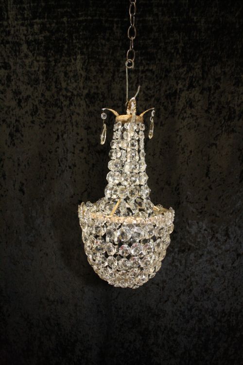 Early 20th Century Bag Chandelier