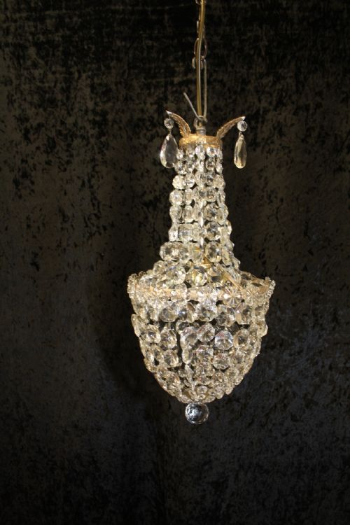 Early 20th Century Bag Chandelier