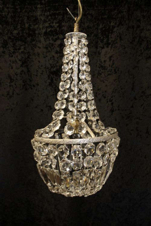 Early 20th Century Bag Chandelier.