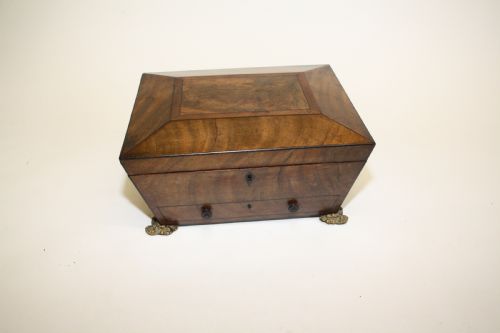 Sarcophagus Shaped Jewellery Box Circa 1820