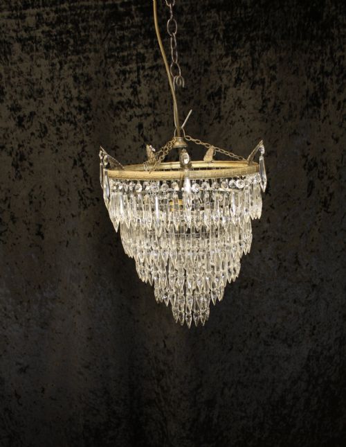 Early 20th Century Five Tier Spike Chandelier