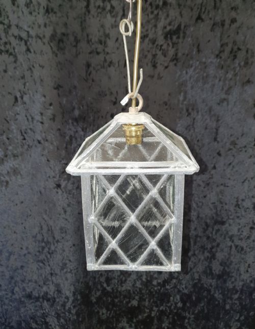 Early 20th Century Leaded Porch Light