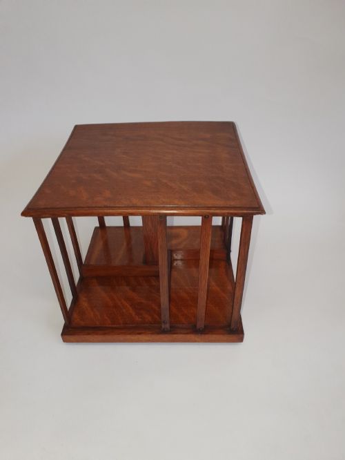 Small Oak Revolving Bookcase

